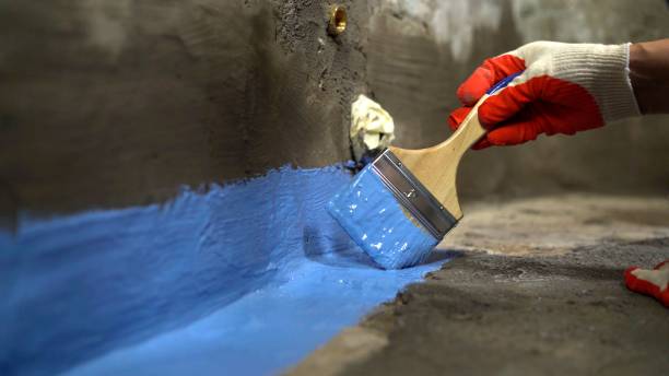 Commercial Waterproofing project at a Buhl, MN business property by SJ Waterproofing Pros